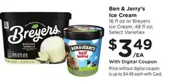 Ralphs Ben & Jerry's Ice Cream offer