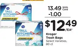 Ralphs Kroger Trash Bags offer