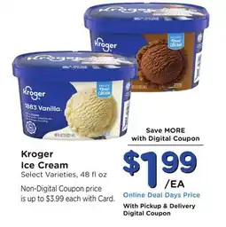 Ralphs Kroger Ice Cream offer