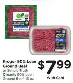 Ralphs Kroger 90% Lean Ground Beef offer