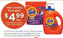 Ralphs Tide Laundry Detergent offer