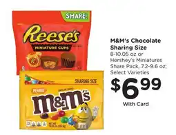 Ralphs M&M's Chocolate Sharing Size offer
