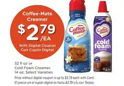 Ralphs Coffee-Mate Creamer offer