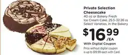 Ralphs Private Selection Cheesecake offer