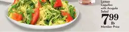 Pavilions Lemon Capellini with Arugula Salad offer