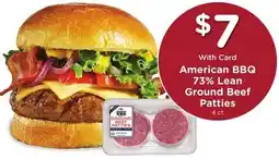Ralphs American BBQ 73% Lean Ground Beef Patties offer