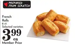 Pavilions French Rolls offer