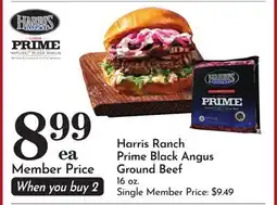 Pavilions Harris Ranch Prime Black Angus Ground Beef offer