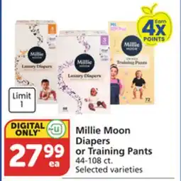 Pavilions Millie Moon Diapers or Training Pants offer
