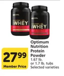 Pavilions Optimum Nutrition Protein Powder offer