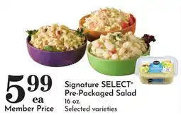 Pavilions Signature SELECT Pre-Packaged Salad offer