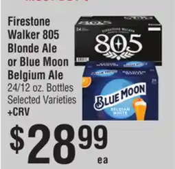 Smart & Final Firestone Walker 805 Blonde Ale or Blue Moon Belgium Ale offer