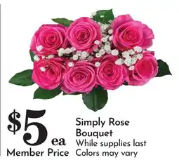 Pavilions Simply Rose Bouquet offer