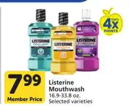 Pavilions Listerine Mouthwash offer