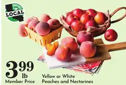 Pavilions Yellow or White Peaches and Nectarines offer
