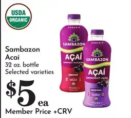 Pavilions Sambazon Acai offer