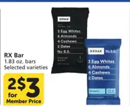 Pavilions RX Bar offer