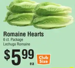 Smart & Final Romaine Hearts offer