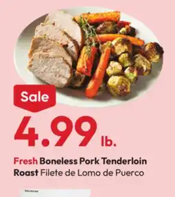 Stater Bros Fresh Boneless Pork Tenderloin Roast offer