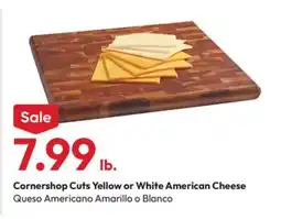 Stater Bros Cornershop Cuts Yellow or White American Cheese offer
