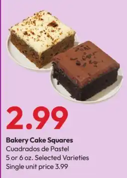 Stater Bros Bakery Cake Squares offer
