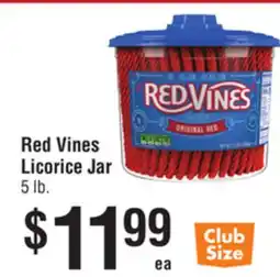 Smart & Final Red Vines Licorice Jar offer