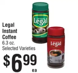 Smart & Final Legal Instant Coffee offer
