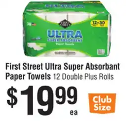 Smart & Final First Street Ultra Super Absorbant Paper Towels offer