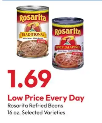 Stater Bros Rosarita Refried Beans offer