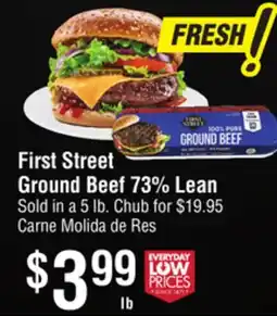 Smart & Final First Street Ground Beef 73% Lean offer