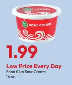 Stater Bros Food Club Sour Cream offer