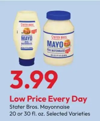 Stater Bros Stater Bros. Mayonnaise offer
