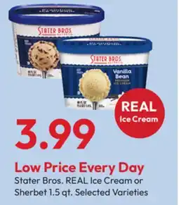 Stater Bros Stater Bros. REAL Ice Cream or Sherbet offer