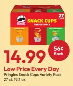Stater Bros Pringles Snack Cups Variety Pack offer