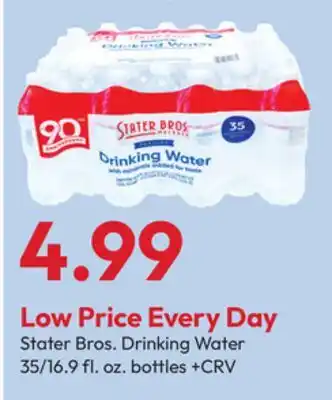 Stater Bros Stater Bros. Drinking Water offer