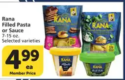 Albertsons Rana Filled Pasta or Sauce offer