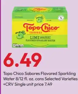 Stater Bros Topo Chico Sabores Flavored Sparkling Water offer