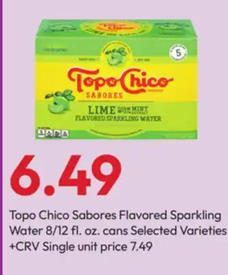 Stater Bros Topo Chico Sabores Flavored Sparkling Water offer