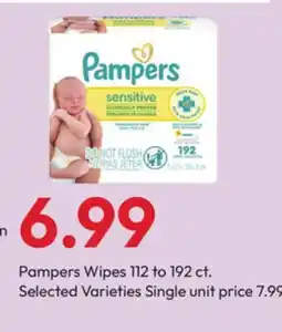 Stater Bros Pampers Wipes offer
