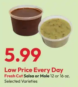 Stater Bros Fresh Cut Salsa or Mole offer
