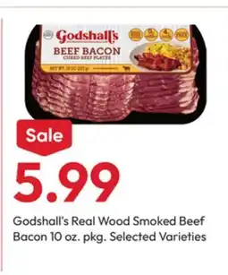 Stater Bros Godshall's Real Wood Smoked Beef Bacon offer