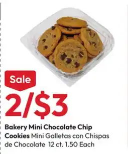 Stater Bros Bakery Mini Chocolate Chip Cookies offer