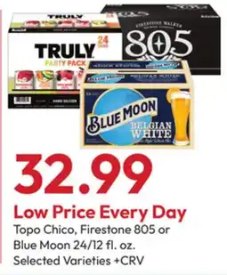 Stater Bros Topo Chico, Firestone 805 or Blue Moon offer