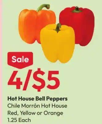 Stater Bros Hot House Bell Peppers offer