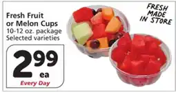 Albertsons Fresh Fruit or Melon Cups offer