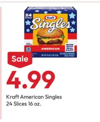 Stater Bros Kraft American Singles offer