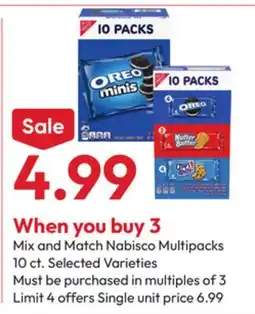 Stater Bros Nabisco Multipacks offer