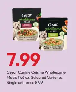Stater Bros Cesar Canine Cuisine Wholesome Meals offer