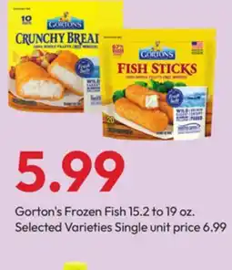 Stater Bros Gorton's Frozen Fish offer