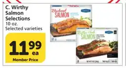 Albertsons C. Wirthy Salmon Selections offer